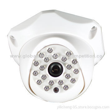 CCTV/Plastic IR Indoor Dome Camera, Eyeball Product Seriation Housing Design, Sony Effio, 700TVL